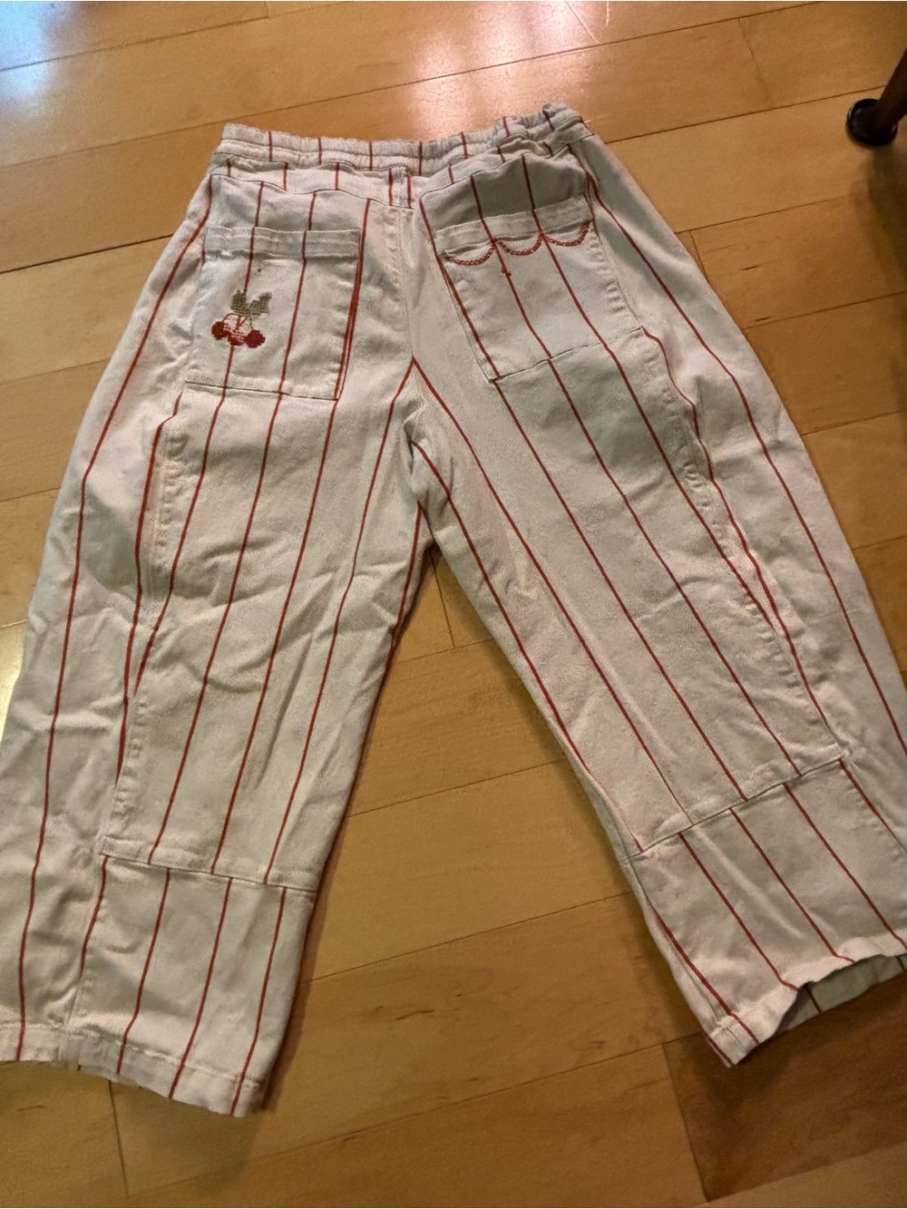 Anthropologie Pilcro Izzie pull on barrel pants striped edition XL - Picture 8 of 12
